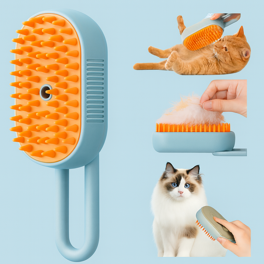 Meo & Bow SoftPaws™ Grooming Brush