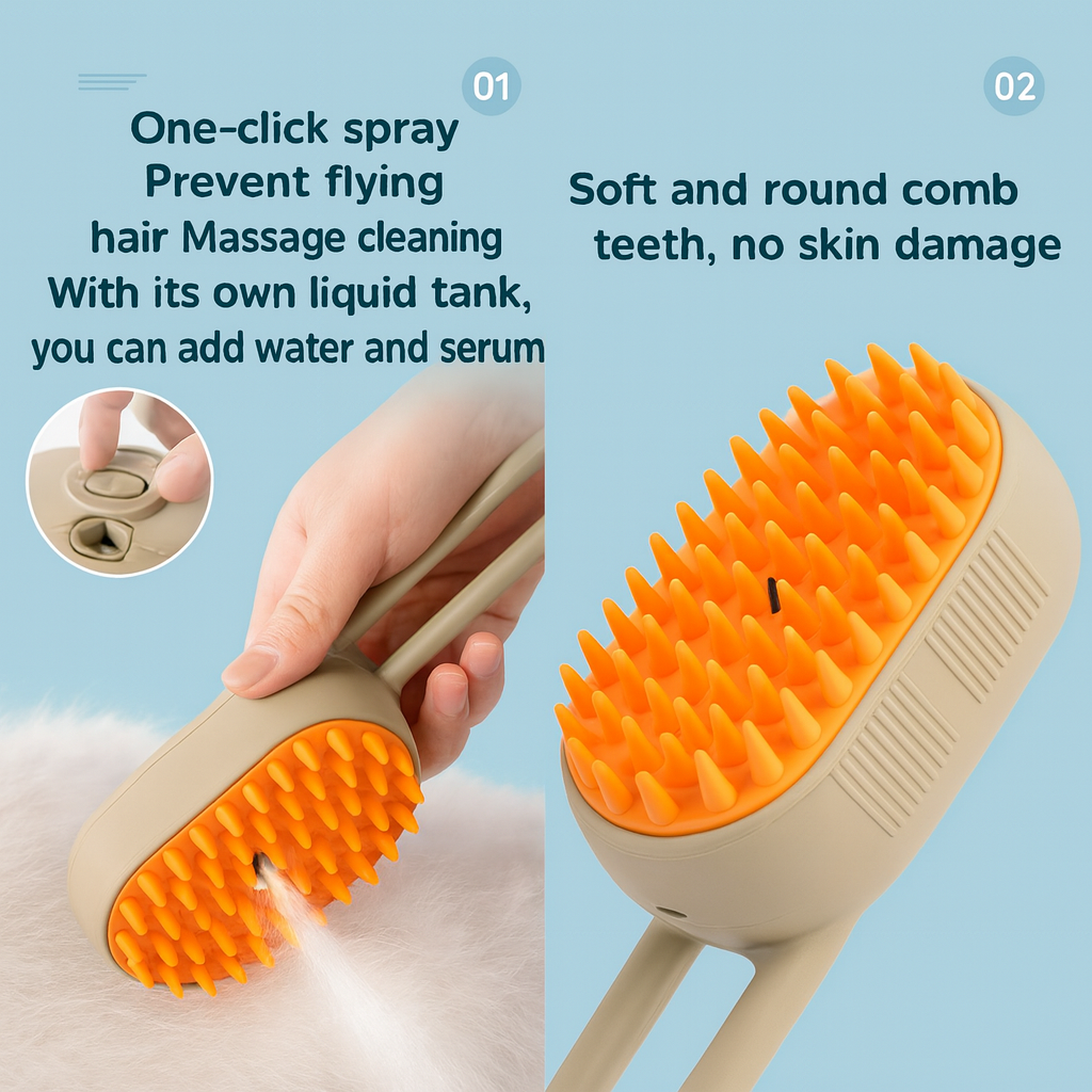 Meo & Bow SoftPaws™ Grooming Brush
